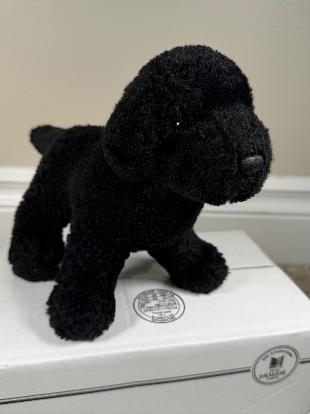Douglas Cuddle Toys Abraham the Black Lab # 3997 Stuffed Animal Toy